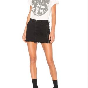 BLANK NYC black mini skirt